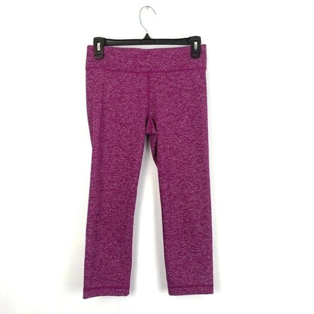 under armour purple spacedye cabri leggings small